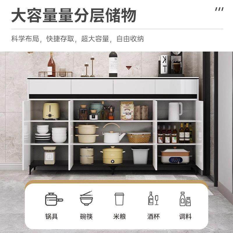 奶油风斗柜卧室收纳柜家用客厅靠墙储物柜餐边柜抽屉柜五斗橱柜子