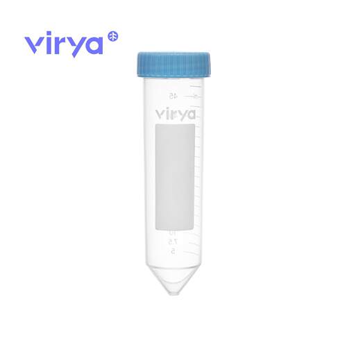virya15ml离心管带架 黑色刻度线白色书写区 3111502