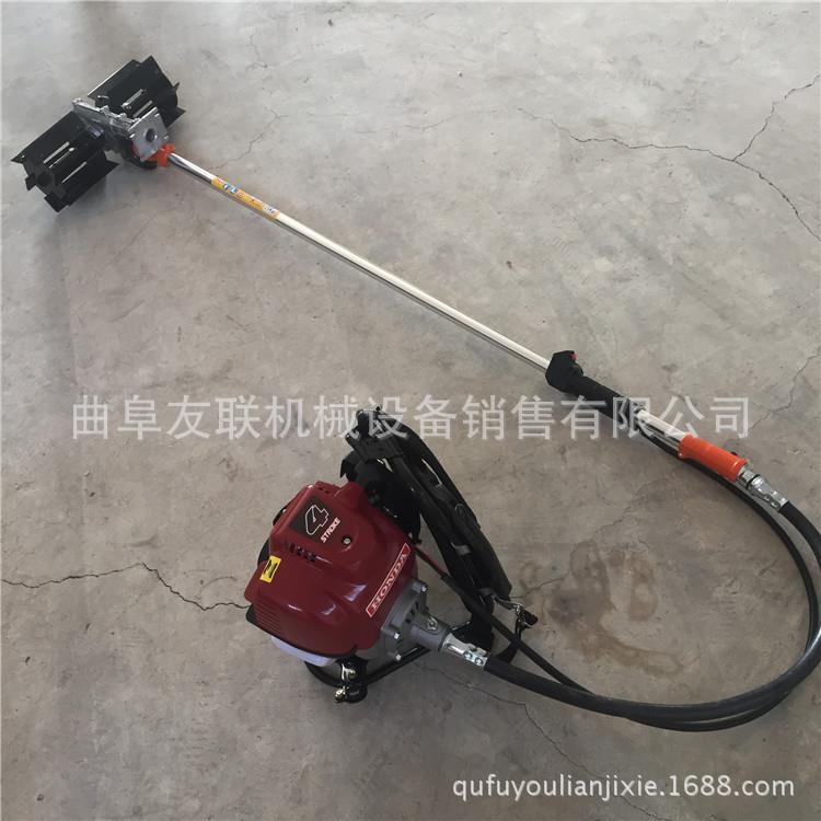 轻便肩背式松土机 新型果园开荒割草机 小型肩背式除草机 59