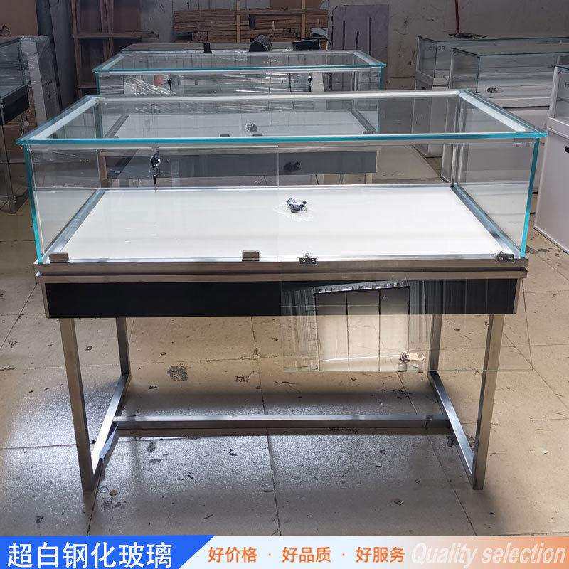 珠柜台展示柜玻璃展示台精品样品展览展柜博物馆文物古董陈列柜