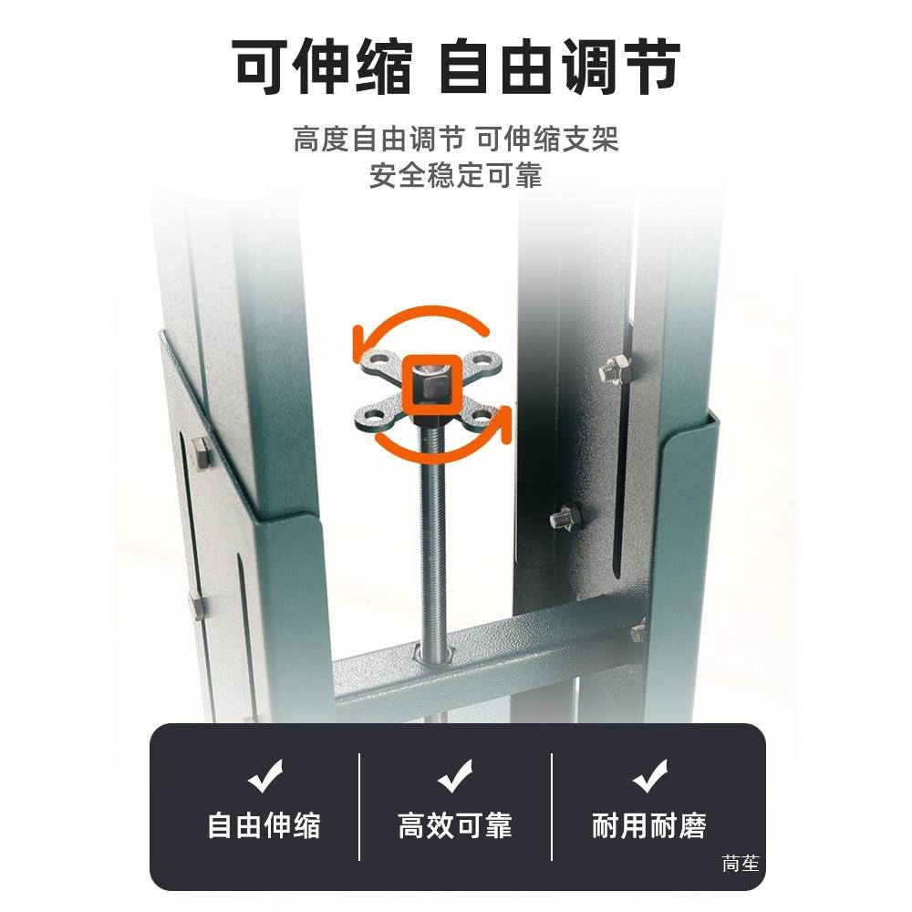 振动盘支架底座伸缩可调节立式升降支架台加厚自动化送料盘底座托