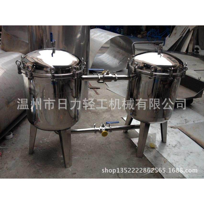不锈钢双联过滤器 果汁糖浆糖水过滤器系列
