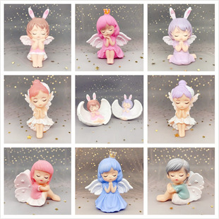 饰摆件蜜雪儿贝拉天使儿童生日烘焙装 托马斯安妮蛋糕装 扮 包邮