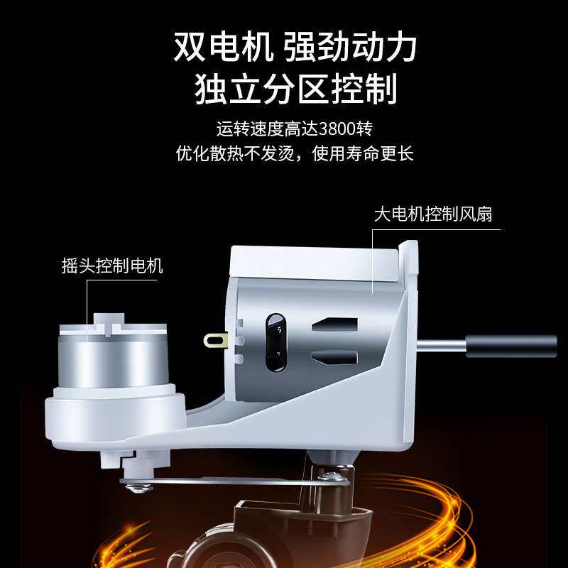 车载风扇24v大货车汽车12V通用车用11寸大功率大风力降温强风电扇