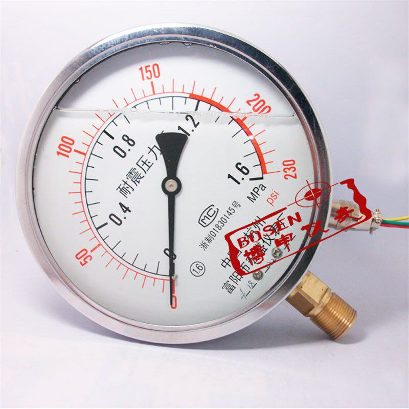 YNTZ-150耐震电阻远传压力表/1.6mpa/恒压供水控制器/配变频器