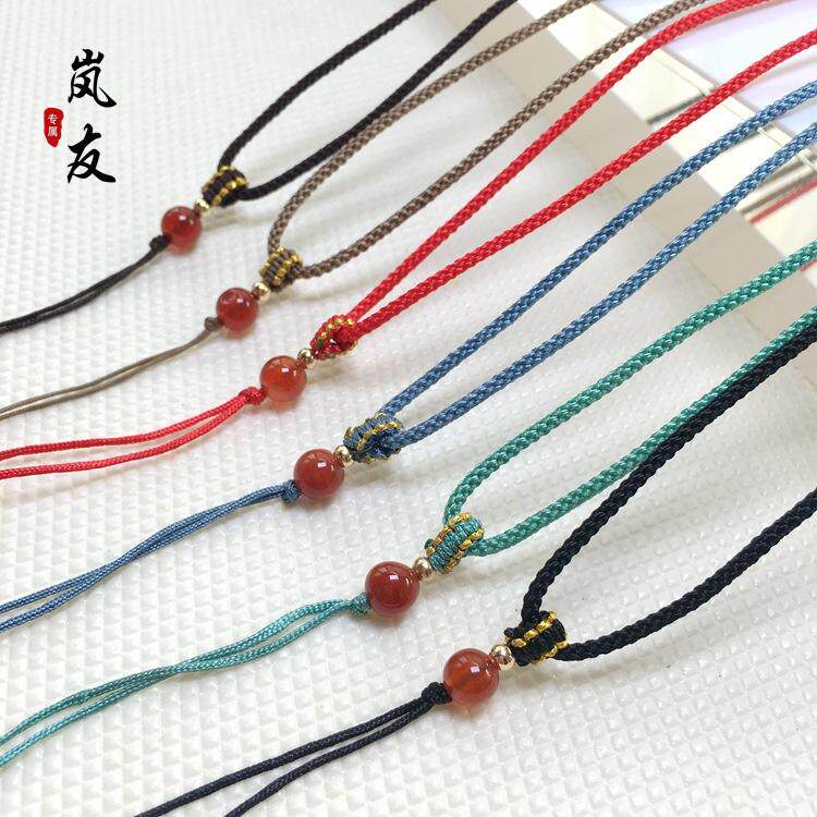 2mm如意绳可调节水晶玛瑙翡翠
