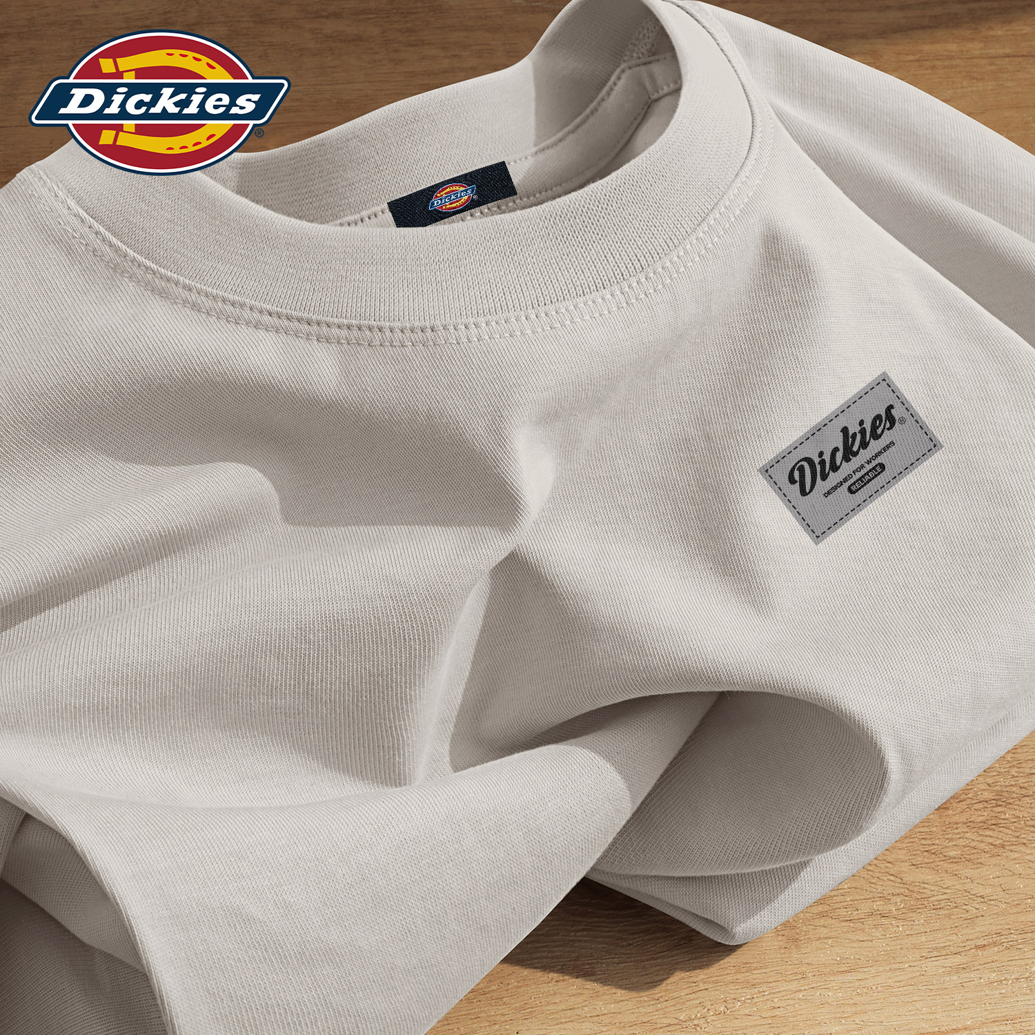 Dickies灰色纯棉短袖T恤男款2026