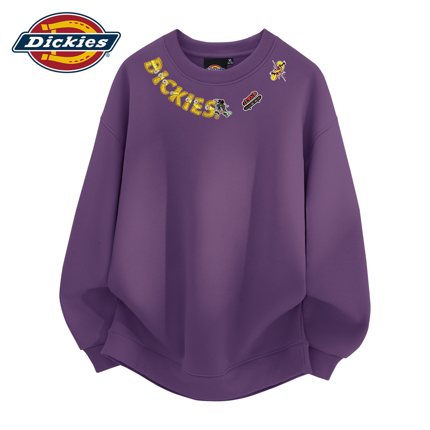 Dickies青少年运动圆领卫衣男士