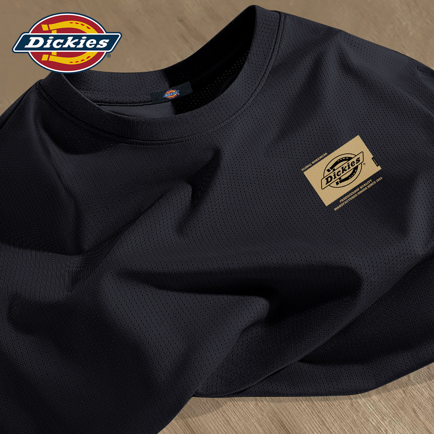 Dickies黑色短袖T恤男款2026夏季