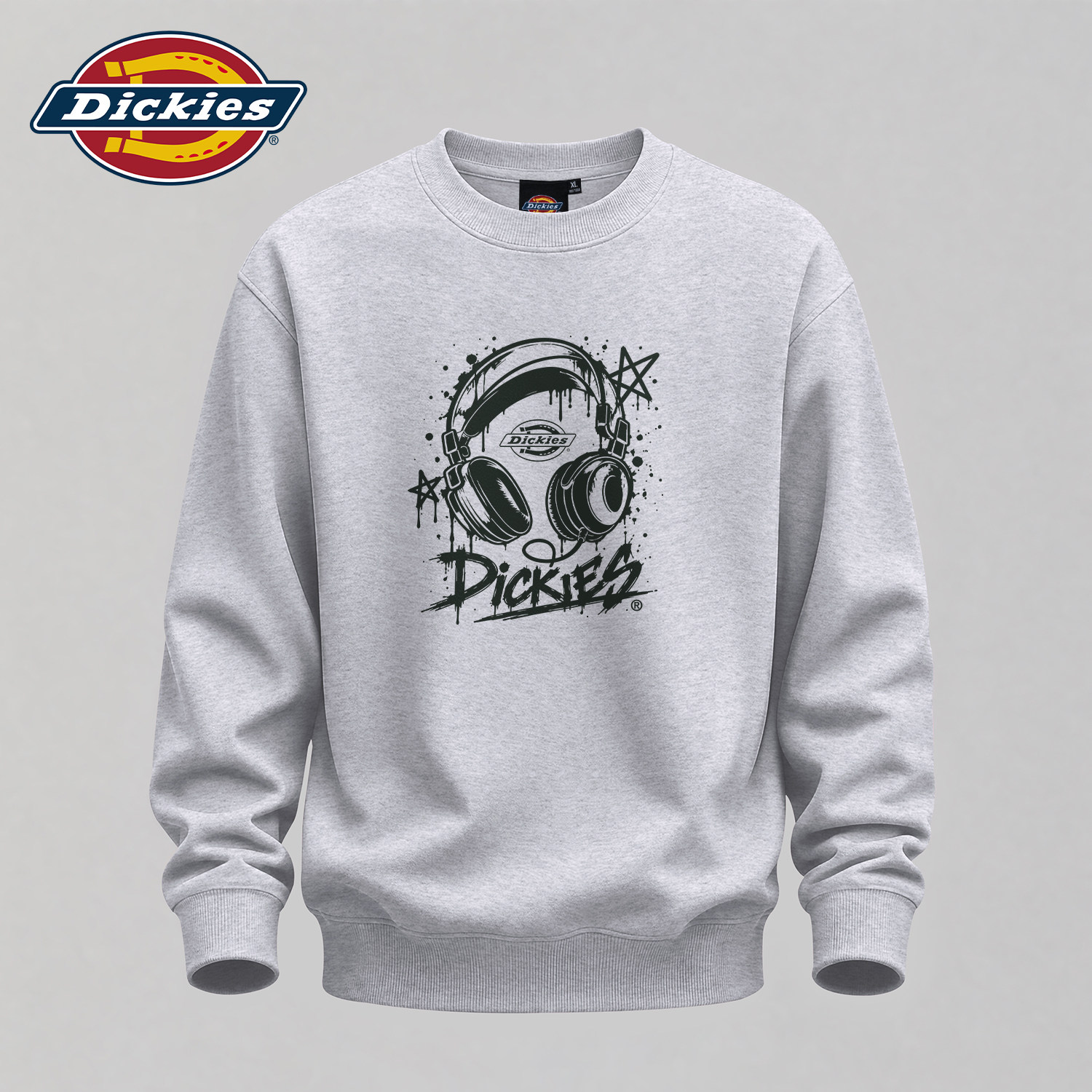 Dickies美式圆领卫衣男女同款