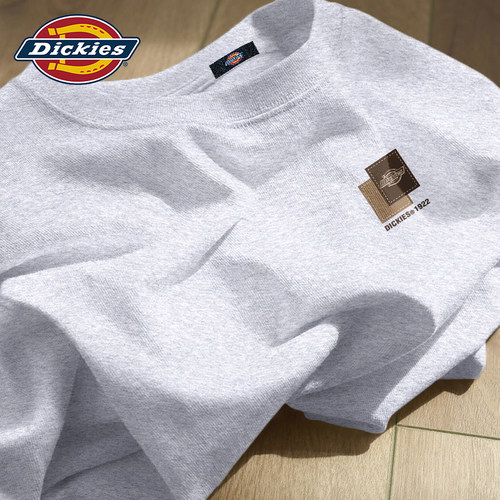 Dickies花灰色短袖T恤男士2026