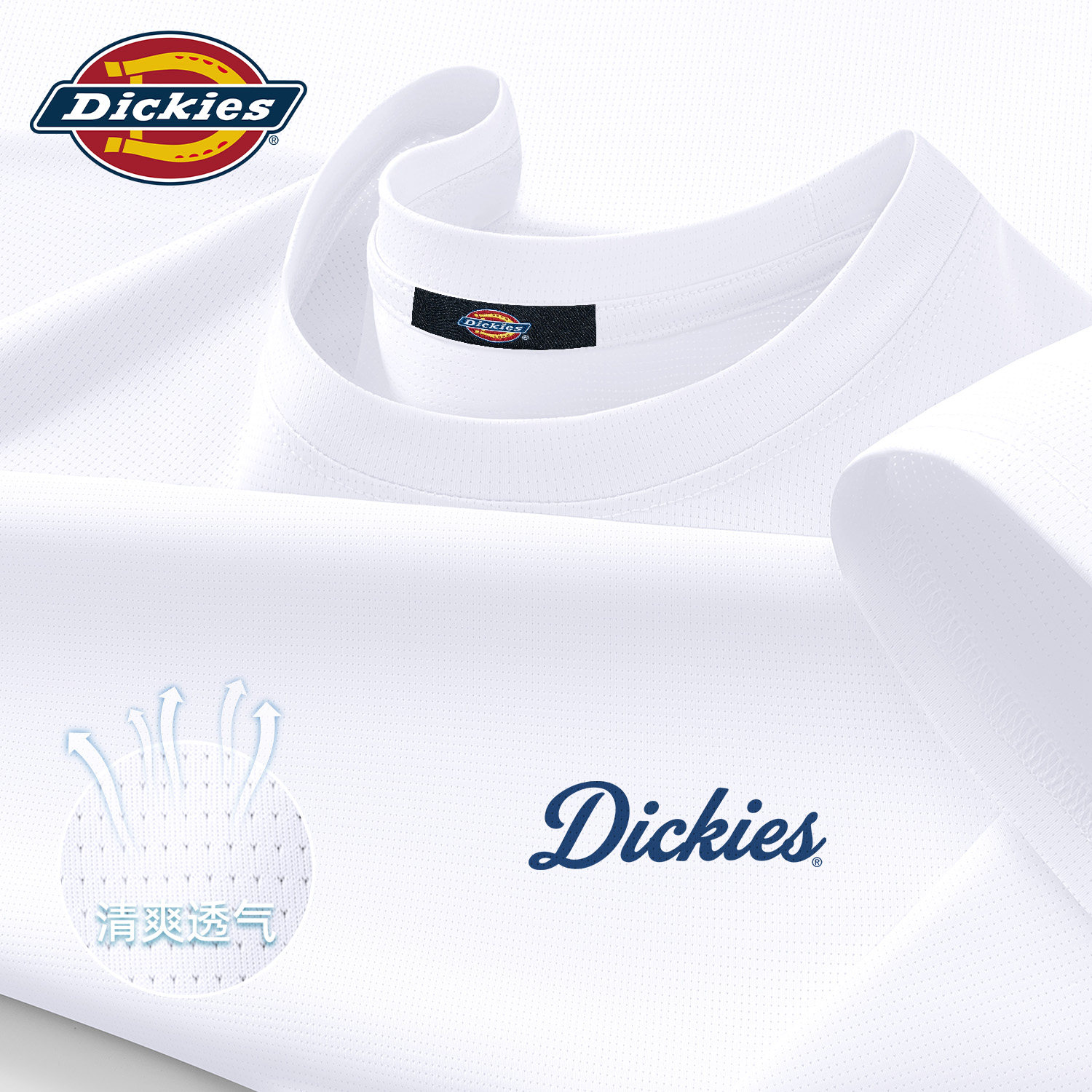 Dickies白色短袖T恤男款2026夏季