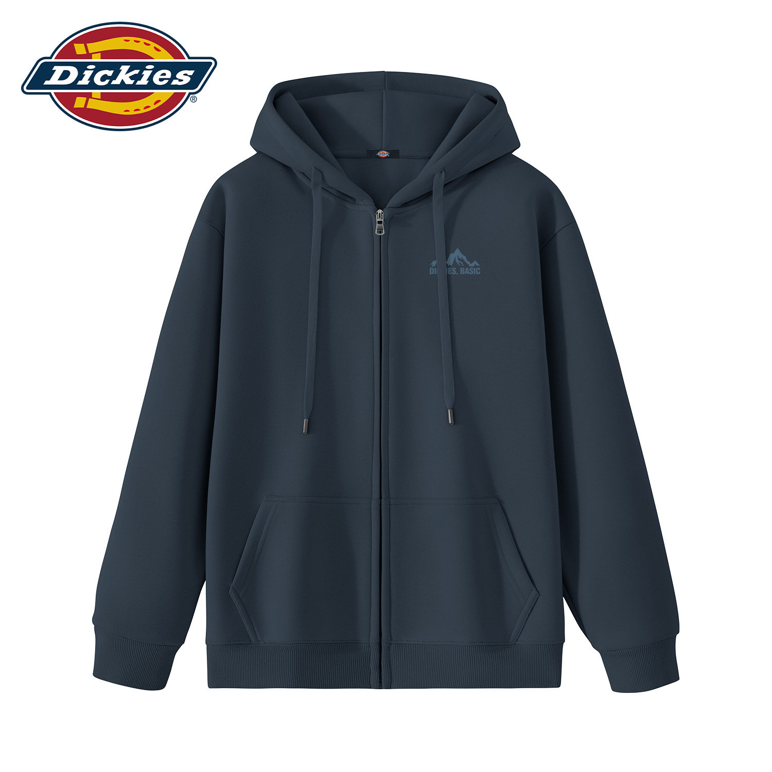 Dickies深灰色男士潮流开衫卫衣