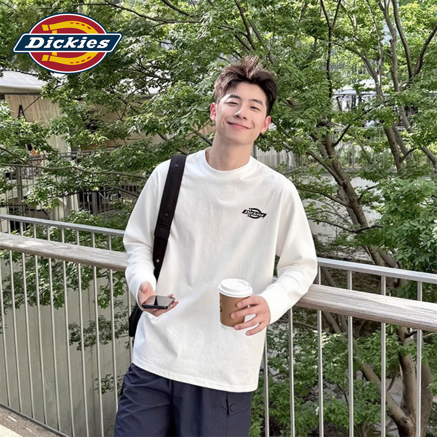 Dickies美式长袖男t恤2026秋季