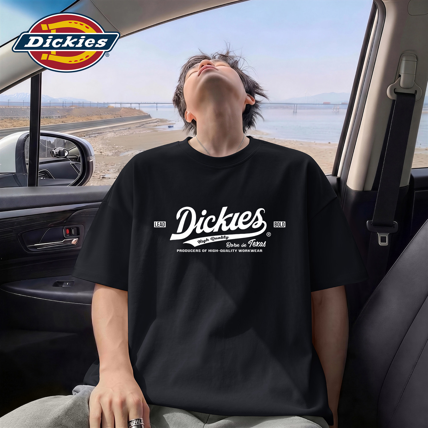 Dickies2026新款男生纯棉短袖T恤