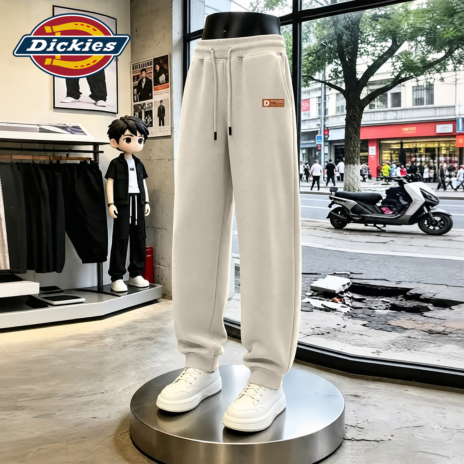 Dickies男士潮牌束脚卫裤2026秋
