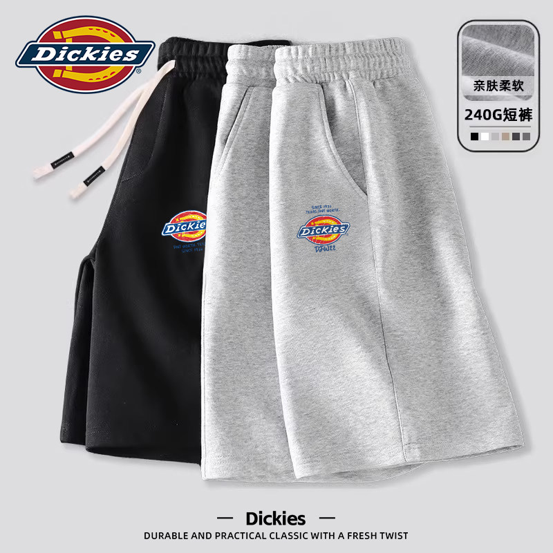 Dickies运动短裤男款2026夏季新款男士透气宽松直筒休闲五分裤潮