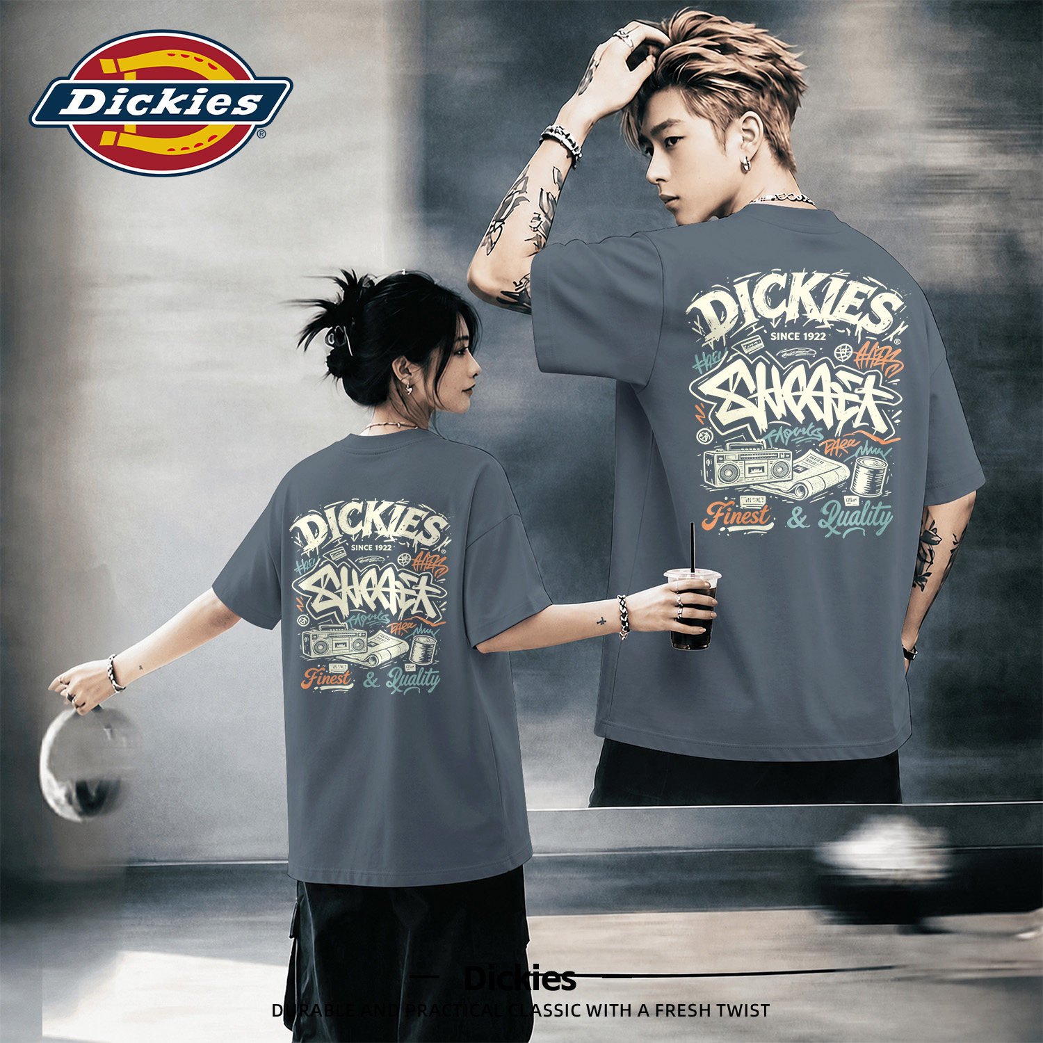 Dickies2026夏季新款男生纯棉