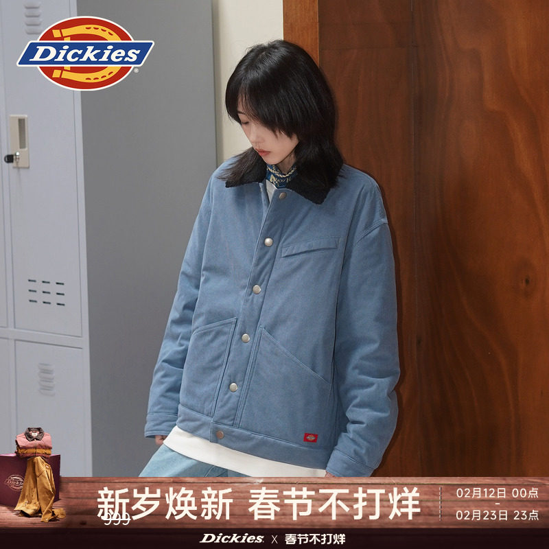 Dickies灯芯绒夹克棉服男女