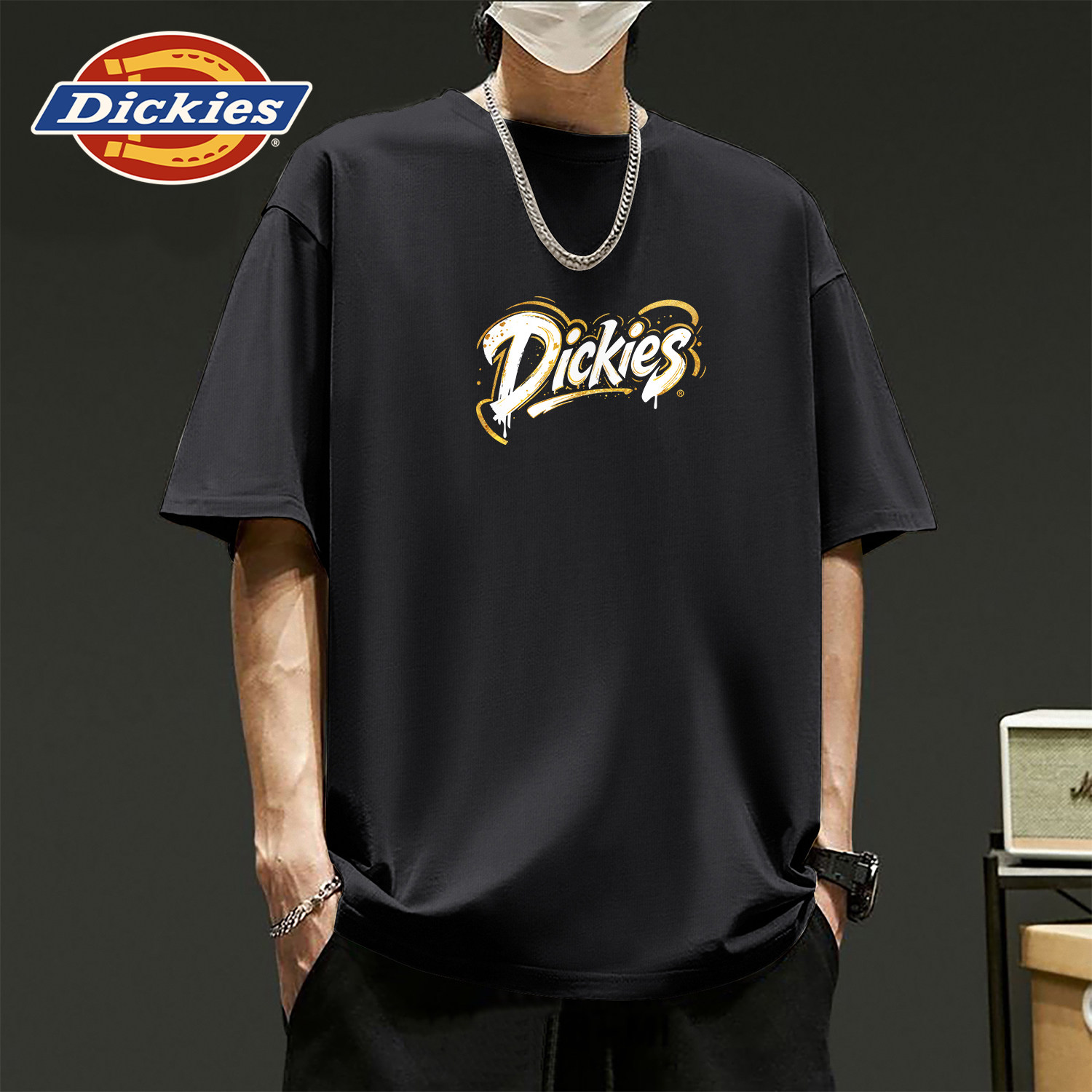 Dickies男生纯棉短袖T恤2026
