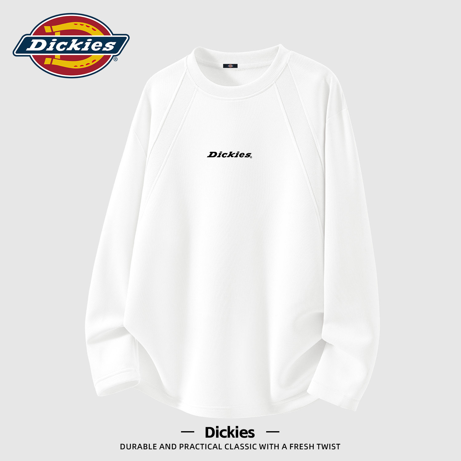 Dickies男生潮流插肩长袖T恤