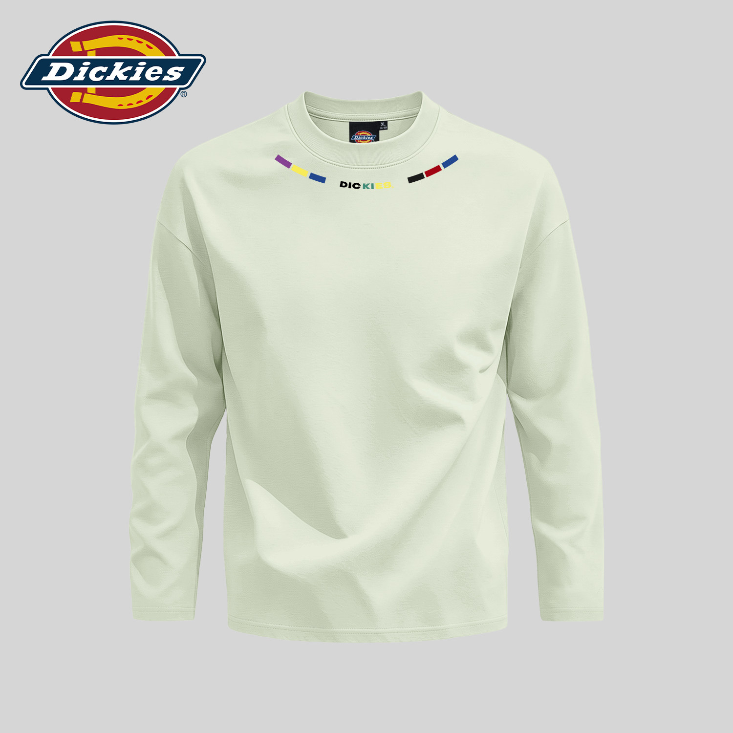 Dickies新款潮牌纯棉舒适长袖T恤