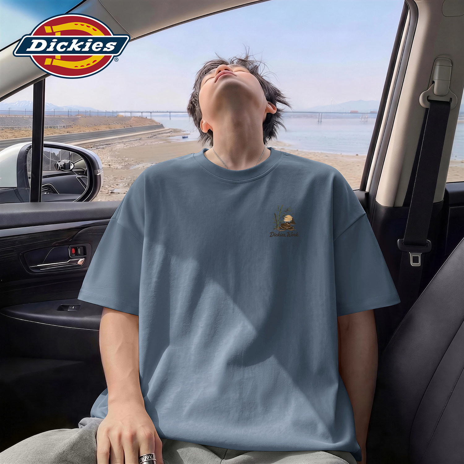 Dickies深灰色男女款短袖T恤2026