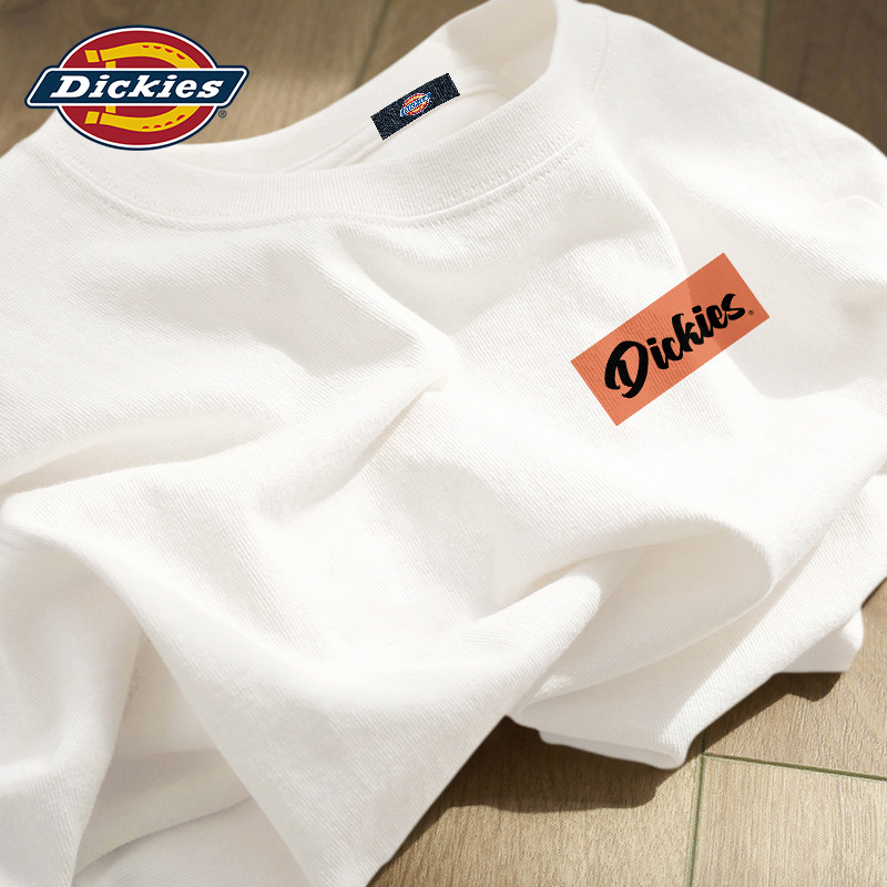 Dickies美式纯棉大码短袖T恤男女同款2026夏季新款潮流情侣五分袖