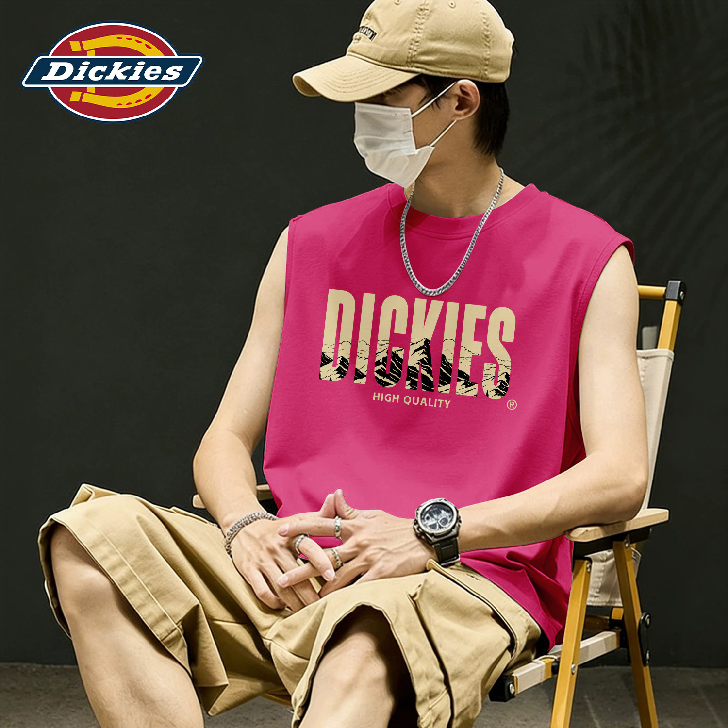Dickies青少年运动百搭背心男生