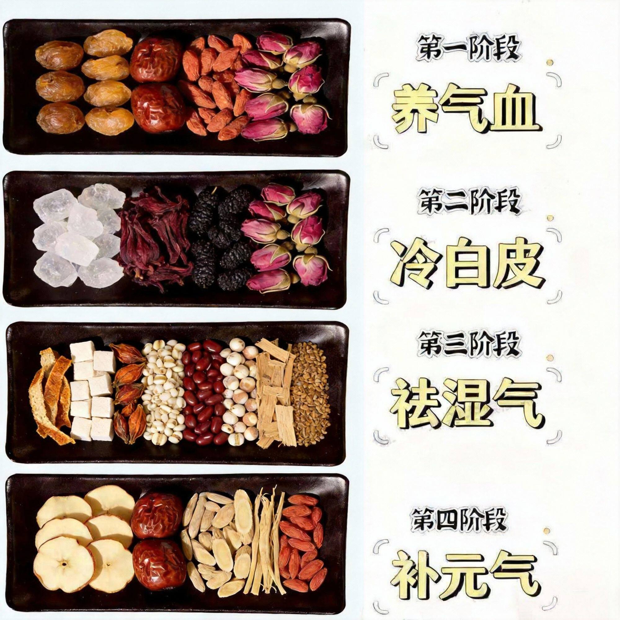 康富来桂圆红枣茶女神三花茶红豆薏米茶苹果黄芪水女神养成代用茶