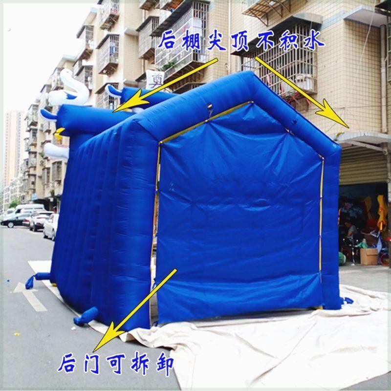 充气白事拱门灵棚全套红白喜事灵篷白喜事彩虹灵堂灵篷电子一整套