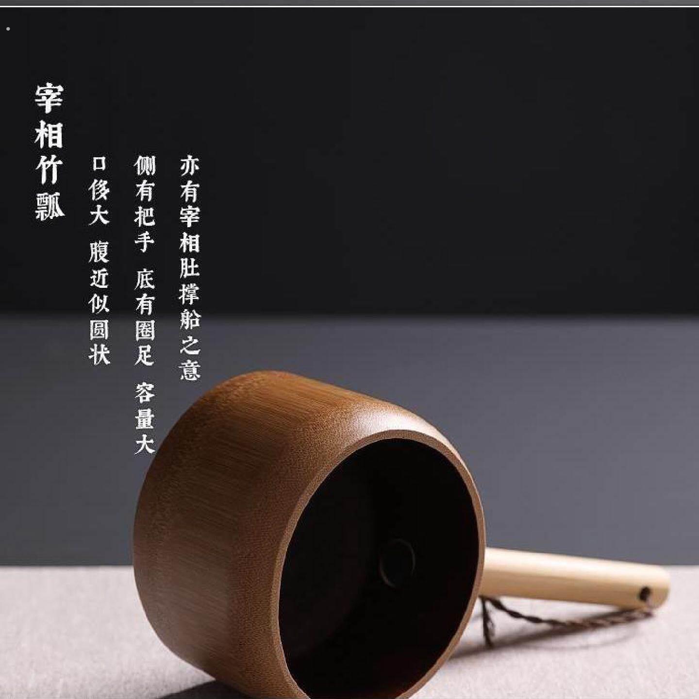 浴缸洗澡水漂实木瓢勺大号泡澡家用厨房舀米勺盛水木勺瓢浴桶木勺