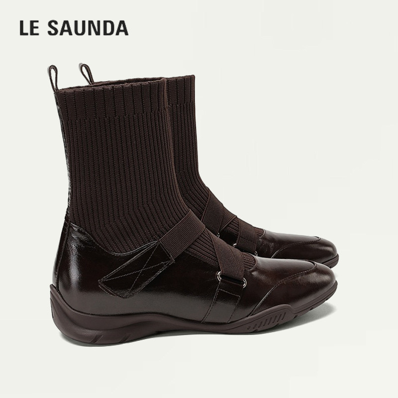 LESAUNDA/莱尔斯丹绑带弹力袜靴
