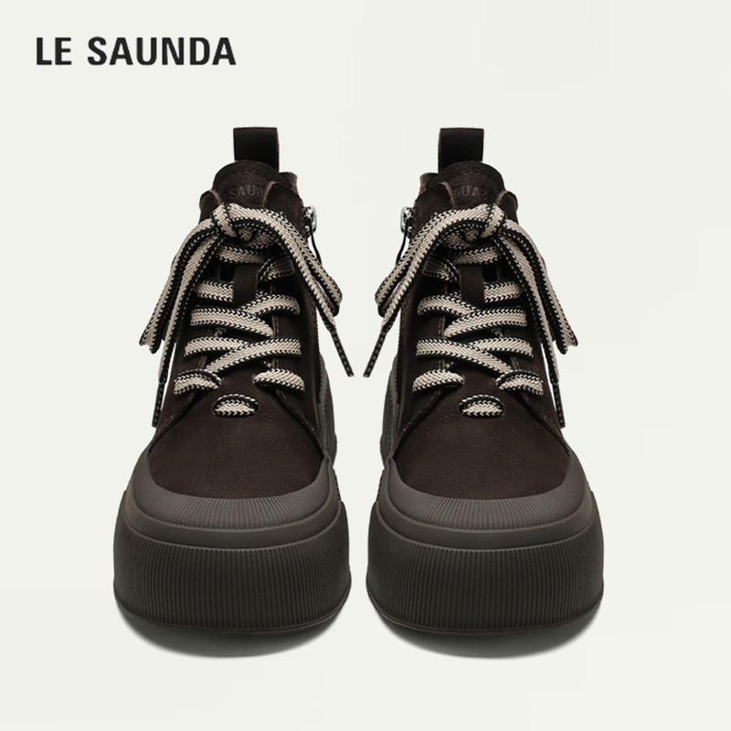 LESAUNDA/莱尔斯丹美拉德板鞋