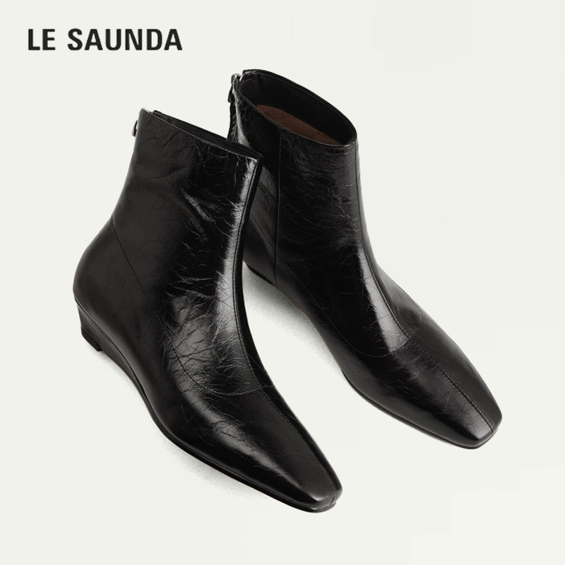 LESAUNDA/莱尔斯丹加绒时装靴