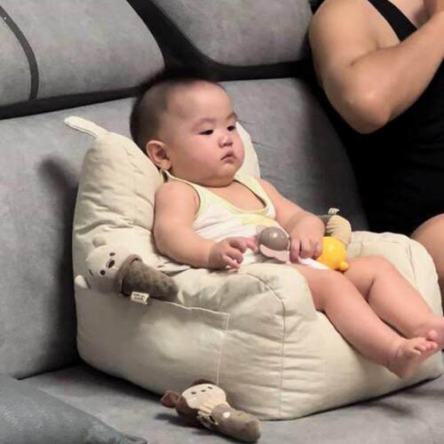 婴儿学坐椅宝宝坐立练习学坐神器不伤脊柱防摔训练座椅小沙发可躺