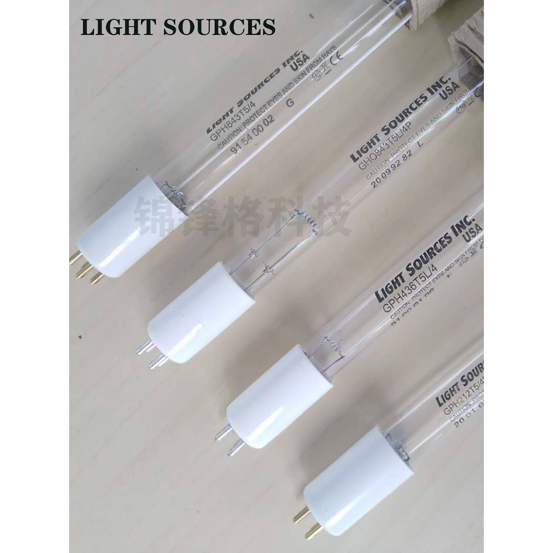 紫外线消毒灭菌灯单端四针Gho843T5L/4P污水处理