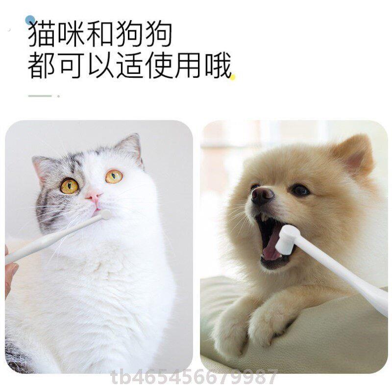 宠物牙刷小型犬泰迪博美狗狗口腔清洁刷猫咪软毛万毛刷护齿小牙刷