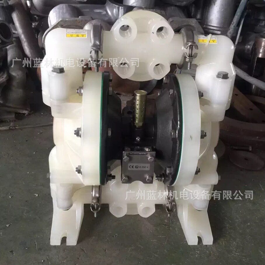 6661A3-344-C气动隔膜泵RPP塑料1寸PTFE膜片气动隔膜泵