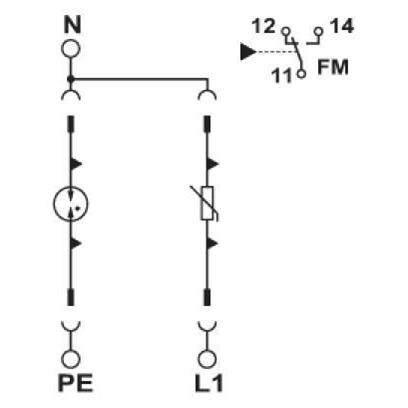 菲尼克斯防雷浪涌2类电涌保护器 VAL-SEC-T2-1S-350-FM