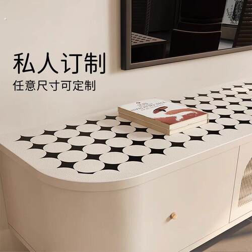 餐柜桌垫电视柜轻奢高级皮革台面保护垫玄关桌面垫防水防油桌布