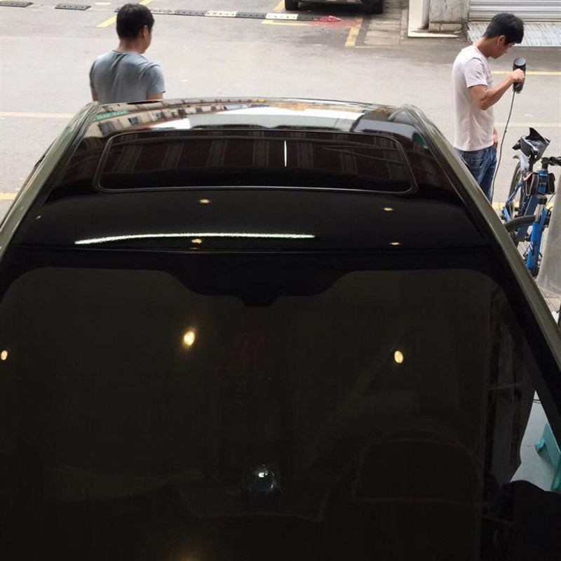 加厚18C车顶膜 改色膜 全景天窗膜 车身亮黑膜车身汽车亮光膜