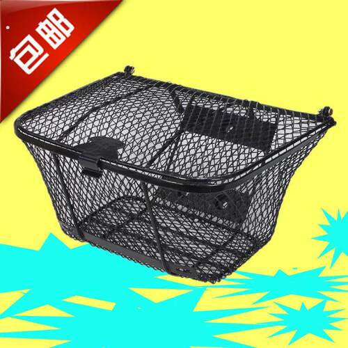 适用弯梁摩托车车筐110踏板车前车筐储物筐嘉陵100隆鑫大运菜篮子