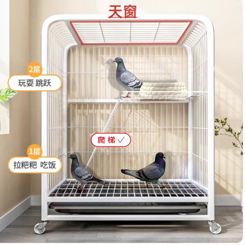 猫笼家用大号笼子专用养殖笼双层繁殖配对宠物笼室外猫舍专用猫笼