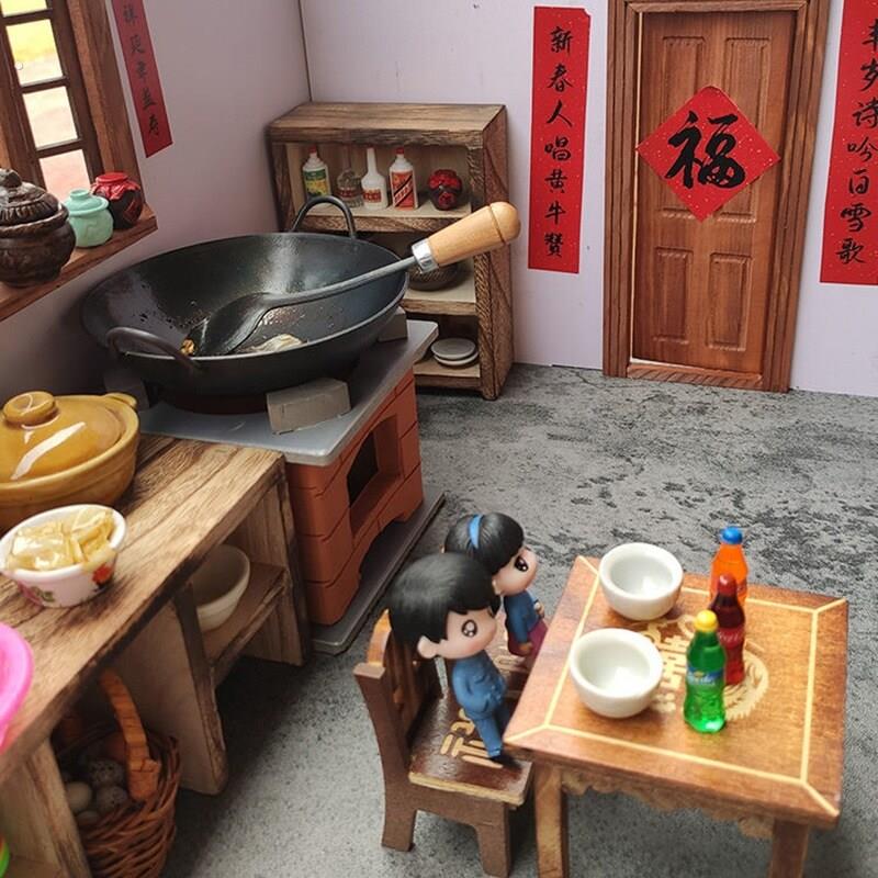 套餐超级具真实真正食玩电视机真做饭娃娃扮家家酒家俱迷你小厨房