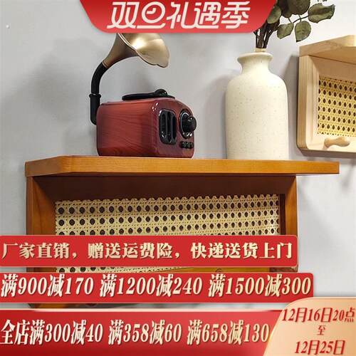 法式墙上置物架中古风软装入户门口玄关墙面装饰美式壁挂收纳挂件