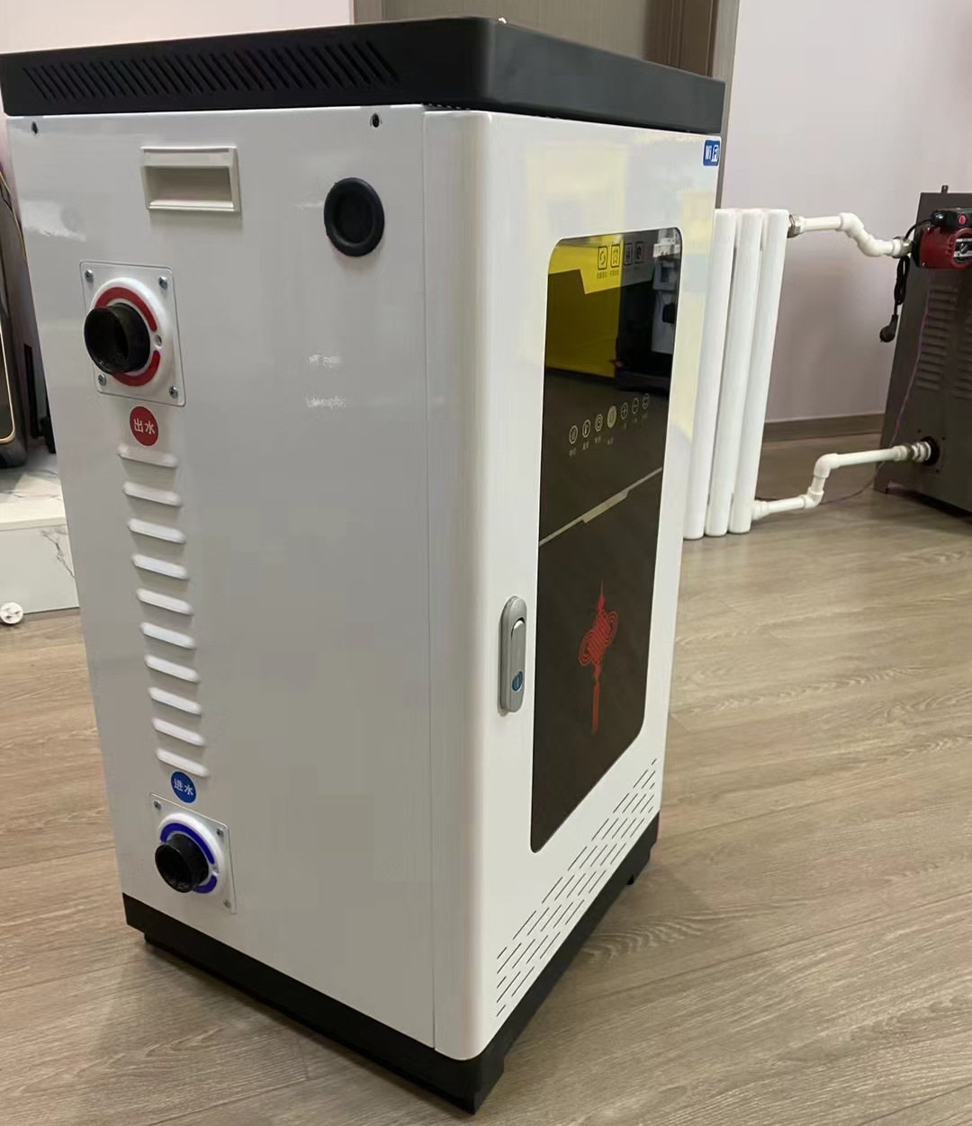 匠奥圆炉形胆6U不锈钢加热器交流接触器款电锅炉30KW可供暖可热水