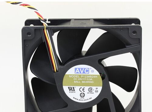 AVC P1238B24H 12038 12cm 24V 0. 大风量双滚珠散热风机工业
