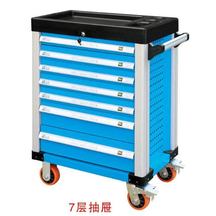 五层七层铝合金抽屉式工具车工具柜工具箱五金汽保维修移动收纳箱