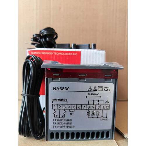 苏州新亚洲NA6840 NA6830温控器-冷库、冷柜用控制器带探头220V